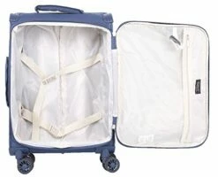 Aerolite 21" Carry On Ultra Lightweight Spinner Suitcase & Flight Bag Under Seat Shoulder Bag Set (Navy) 12 Aerolite 21" Carry On Ultra Lightweight Spinner Suitcase & Flight Bag Under Seat Shoulder Bag Set (Navy) -suitcase shop 51unmgkY3cL