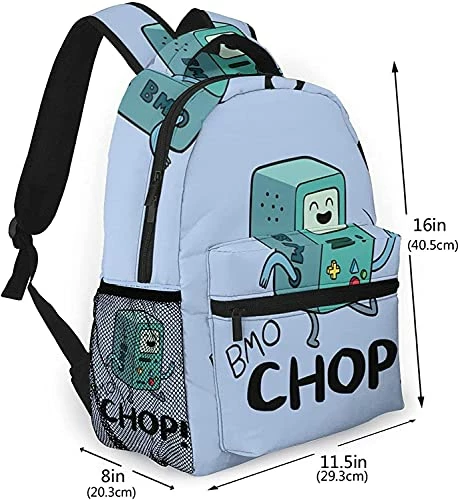 Adventure Time B M O Backpack School Bags Teens Bookbag Waterproof Personality For Girls Kids Girls 7 Adventure Time B M O Backpack School Bags Teens Bookbag Waterproof Personality For Girls Kids Girls - Image 5