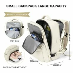 Travel Carry On Backpack For Women Laptop Backpack Waterproof Hiking Outdoor Sport Rucksack Casual Daypack Backpacks College Large School Backpack With Shoe Compartment -suitcase shop 51v9KvFsn8L