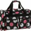 Rockland Duffel Bag, Multi/Pink Dot, 19-Inch -suitcase shop 51w5 iVbFxL
