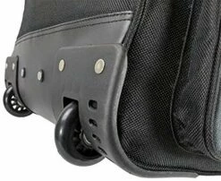 Amaro 36in Rolling Duffel Bag With Wheels | Travel Duffle Luggage Bag | Lightweight Rolling Bag L | Retractable Pull Handle (Black) -suitcase shop 51whSxRFMPL