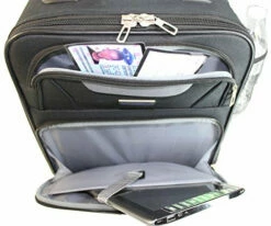 Boardingblue Airlines Rolling Personal Item Under Seat Luggage Frontier, Spirit (Black) -suitcase shop 51wrQ2mUj2L d61d52e4 aca8 4801 9dda f1ee21af91ce