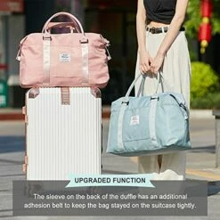Travel Duffel Bag, Sports Tote Gym Bag, Shoulder Weekender Overnight Bag For Women -suitcase shop 51yNOLqwbmS