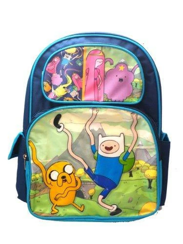 Adventure Time Finn Jake Lady Rainicorn Lumpy Backpack Bag Tote Purse 16" New 3 Adventure Time Finn Jake Lady Rainicorn Lumpy Backpack Bag Tote Purse 16" New