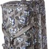 Vera Bradley Recycled Lighten Up Reactive XL Foldable Rolling Duffle Luggage, Blooms Shower -suitcase shop 51zlLsUX9rL
