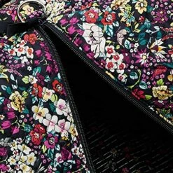 Vera Bradley Women's Cotton Small Travel Duffel Bag, Itsy Ditsy, One Size 10 Vera Bradley Women's Cotton Small Travel Duffel Bag, Itsy Ditsy, One Size -suitcase shop 61 vdKOV73L