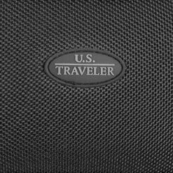 U.S. Traveler Rio Rugged Fabric Expandable Carry-On Luggage Set, Black, 2-Piece -suitcase shop 610ifkwcUqL