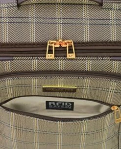 London Fog Brentwood II 4 Piece Set (with Under The Seat Bag), Cappuccino -suitcase shop 614jb5KDRqL