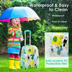 HONEY JOY 2 Pcs Kids Carry On Luggage -suitcase shop 616Vk20cU2L