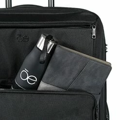 Cloe Carry-On 20 Inch Hybrid Luggage With 360º-spinner Wheels In Black Color -suitcase shop 61CA qIE7nS