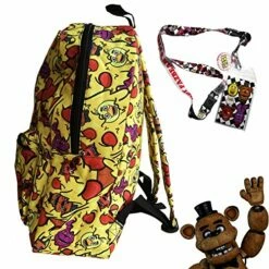 Bioworld Fnaf Five Nights At Freddy'S School Backpack Luggage Bag With Lanyard (Fnaf Cheese Melt) -suitcase shop 61Gs11Von L