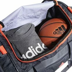 Adidas Unisex Defender III Small Duffel Bag, Jersey Black/ Onix/ Signal Pink, Small -suitcase shop 61Jodv XyL