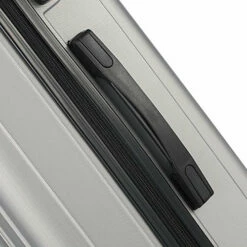 GOMHWAOL Luggage 3 Piece Set Suitcase ABS Material Hardshell Lightweight (Silver Gray) -suitcase shop 61N09FPaEIL