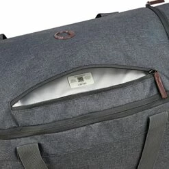 DELSEY Paris Maubert 2.0 Carry On Duffle Bag, Anthracite, 20 Inch -suitcase shop 61NIs7DlM3L