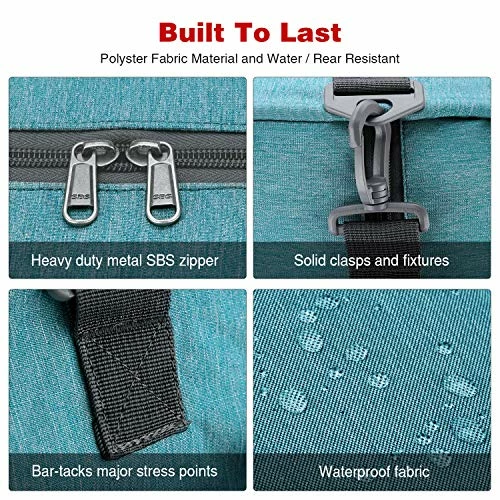 Canway 85L Travel Duffel Bag, Foldable Weekender Bag With Shoes Compartment For Men Women Water-proof & Tear Resistant (Mint Green, 85L) 7 Canway 85L Travel Duffel Bag, Foldable Weekender Bag With Shoes Compartment For Men Women Water-proof & Tear Resistant (Mint Green, 85L) - Image 5