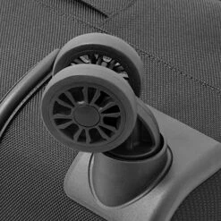 London Fog Langley 8 Wheel 15" Under The Seat Bag, Black -suitcase shop 61UB2it3 vL