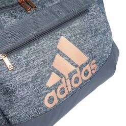Adidas Defender 4 Small Duffel Bag, Jersey Onix Grey/Rose Gold/Onix Grey -suitcase shop 61kmKC9IvBS