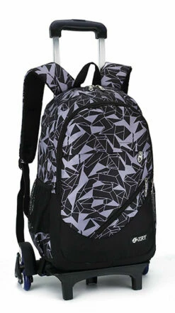 Meetbelify 3pcs Kids Rolling Backpacks Luggage Six Wheels Trolley School Bags (Black With 6 Wheels) 15 Meetbelify 3pcs Kids Rolling Backpacks Luggage Six Wheels Trolley School Bags (Black With 6 Wheels) -suitcase shop 61lvyy4EMdL