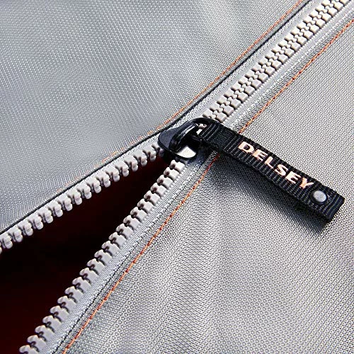 DELSEY Paris Egoa Travel Duffel Bag Made From 100% Recycled Materials, Light Gray, 18 Inch 8 DELSEY Paris Egoa Travel Duffel Bag Made From 100% Recycled Materials, Light Gray, 18 Inch - Image 6