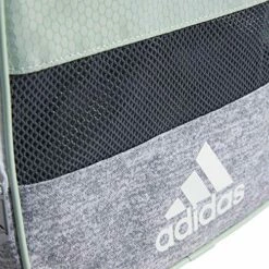 Adidas Defender III Medium Duffel Bag, Green Tint/White, One Size -suitcase shop 61sdfMlxaeL