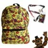 Bioworld Fnaf Five Nights At Freddy'S School Backpack Luggage Bag With Lanyard (Fnaf Cheese Melt) -suitcase shop 61uUni03qKL