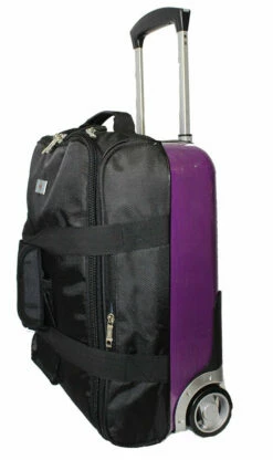 BoardingBlue Rolling Personal Item Hardside Luggage (half) Under Seat 17"12"8"-PP -suitcase shop 61v LzLXqOL