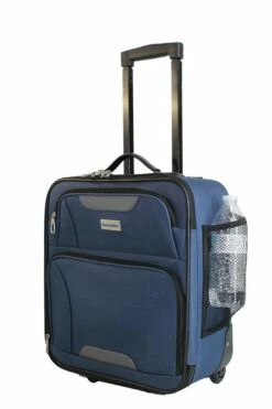 Boardingblue Rolling Personal Item Luggage For Jetblue Sun Country Airlines 16.5" (Navy) -suitcase shop 61ynpAGiA0L b1c7194a f319 4c3d 9ad5 8da93b2a9df6