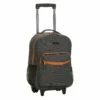 Rockland Luggage 17 Inch Rolling Backpack, Charcoal, One Size -suitcase shop 71 6tpwdpUL