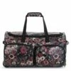 Sakroots Women's New Adventure Rolling Duffel Bag, Graphite In Bloom, One Size 2 Sakroots Women's New Adventure Rolling Duffel Bag, Graphite In Bloom, One Size -suitcase shop 710bNkU7NKL