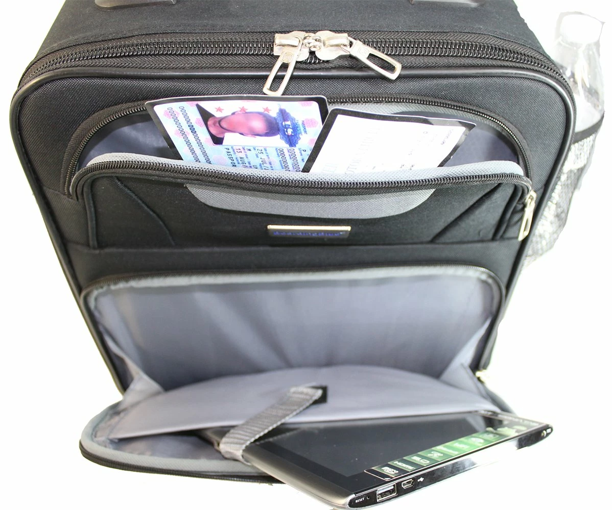 Boardingblue Airlines Personal Item Under Seat Basic Small Luggage 16.5" (Black) 8 Boardingblue Airlines Personal Item Under Seat Basic Small Luggage 16.5" (Black) - Image 6