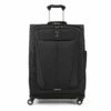 Travelpro Maxlite 5 Lightweight Checked Medium 25" Expandable Softside Luggage Black, 25-inch -suitcase shop 715gRqpTjjL