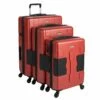 TACH TUFF 3-Piece Hardcase Connectable Luggage & Carryon Travel Bag Set | Rolling Suitcase With Patented Built-In Connecting System | Easily Link & Carry 9 Bags At Once (wine Red) 2 TACH TUFF 3-Piece Hardcase Connectable Luggage & Carryon Travel Bag Set | Rolling Suitcase With Patented Built-In Connecting System | Easily Link & Carry 9 Bags At Once (wine Red) -suitcase shop 71BUdgibg1L