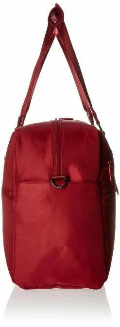 Heys America Unisex Hilite Multi-Zip Boarding Duffel With RFID Red Duffel Bag (Red) -suitcase shop 71J1yw6jd L