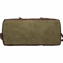 Duffel Bag, Berchirly 21" Large Canvas Leather Travel Sports Gym Bag Toiletry Bag Shoulder Carryon Luggage For Men Women - Army Green -suitcase shop 71MWrNlVTaL