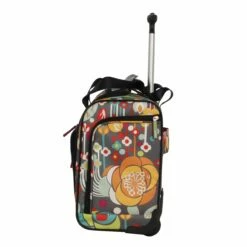 Lily Bloom 15" Under The Seat Design Pattern Carry On Bag With Rolling Wheels (One Size, Bliss) -suitcase shop 71amIleaaiL