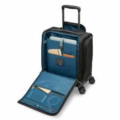 Hartmann Metropolitan 2 Underseat Carry On Spinner, Deep Black -suitcase shop 71rndJRyU0L