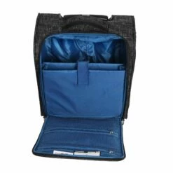 It Luggage 17.1" Stitched Squares 2 Wheel Underseat Tote, Flint Grey -suitcase shop 81ACBOMgnoL