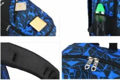 Meetbelify 3pcs Kids Rolling Backpacks Luggage Six Wheels Trolley School Bags (Black With 6 Wheels) 11 Meetbelify 3pcs Kids Rolling Backpacks Luggage Six Wheels Trolley School Bags (Black With 6 Wheels) -suitcase shop 81Bv52AY0TL