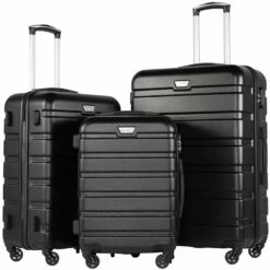COOLIFE Luggage 3 Piece Set Suitcase Spinner Hardshell Lightweight TSA Lock