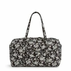 Vera Bradley Women's Signature Cotton Large Travel Duffel Travel Bag, Holland Garden, One Size