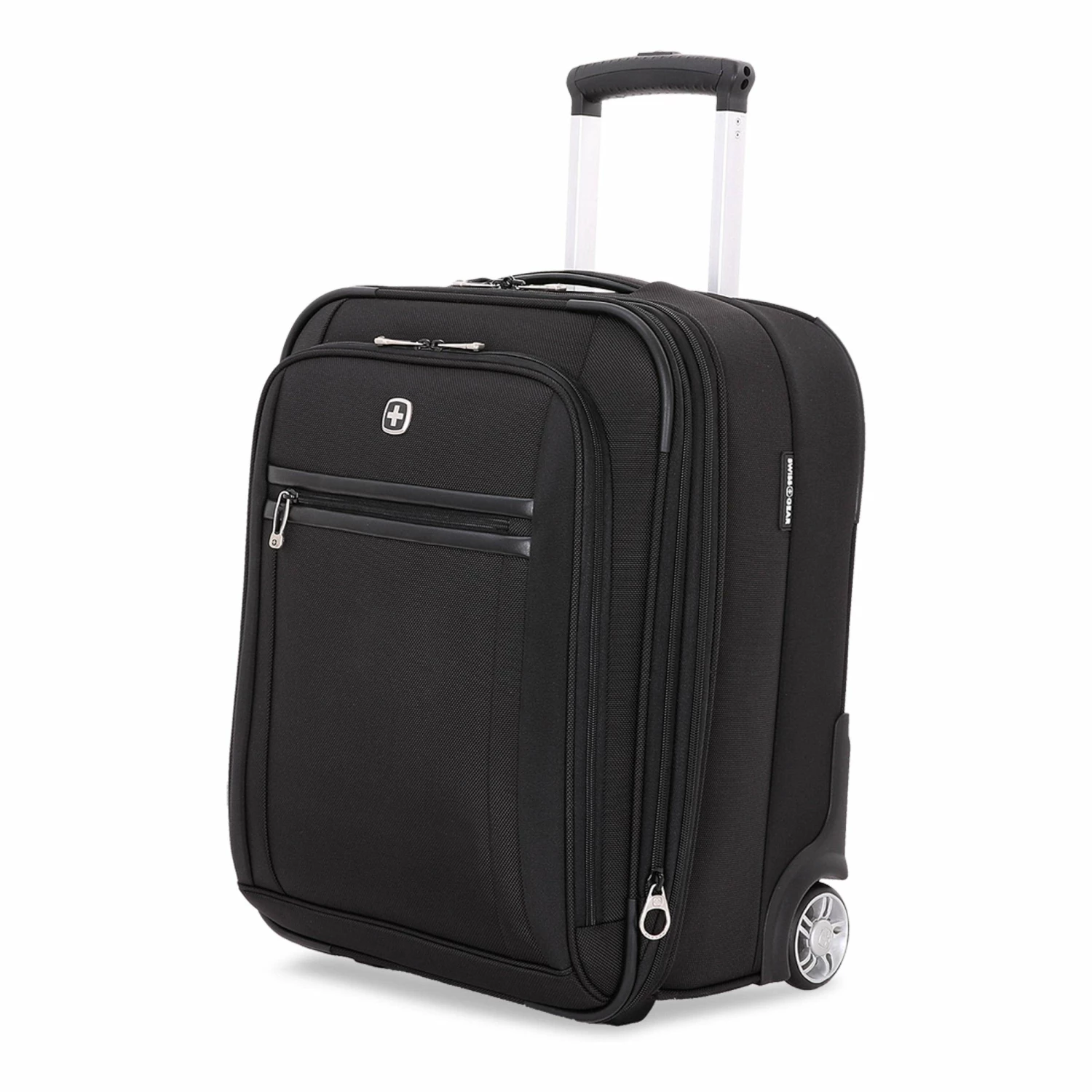 SWISSGEAR Premium Rolling Carry-On 19-inch Luggage | Wheeled Weekend Travel Suitcase | Men's And Women's - Black 3 SWISSGEAR Premium Rolling Carry-On 19-inch Luggage | Wheeled Weekend Travel Suitcase | Men's And Women's - Black