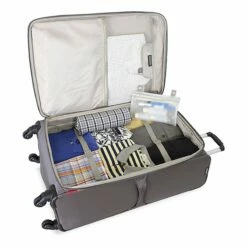 SWISSGEAR 7362 3-Piece Expandable Lightweight Rolling Spinner Luggage Set | Wheeled Travel Suitcases | 20-inch, 24-inch, 28-inch - Gray -suitcase shop 81fgFZwJ80L