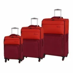 It Luggage Duotone 4 Wheel Lightweight Cabin Suitcase, 53 Cm, 34 L, Orange + Red Dahlia -suitcase shop 81kVJhhoKoL 1fa5e1c7 c07f 4327 8f38 b643094dea03