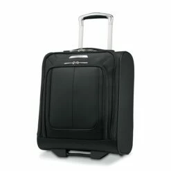 Samsonite SoLyte DLX Softside Luggage, Midnight Black, Underseat