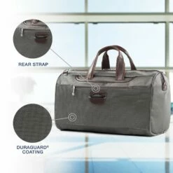 Travelpro Platinum Elite Regional UnderSeat Duffel Bag, Vintage Grey, Medium -suitcase shop 81xIh yh5WL
