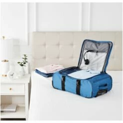 AmazonBasics Francis Wheeled Duffel, Blue 13 AmazonBasics Francis Wheeled Duffel, Blue -suitcase shop 81yWKphVQYL