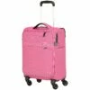 AmazonBasics Lightweight Luggage, Softside Spinner Travel Suitcase With Wheels - 22 Inch, Pink -suitcase shop 915R71q5g5L
