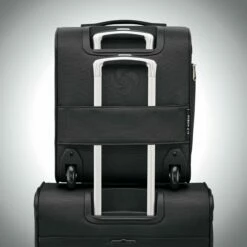 Samsonite SoLyte DLX Softside Luggage, Midnight Black, Underseat -suitcase shop 917ttGLVTBL