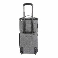 Travelers Club Luggage 17" Top Expandable Underseater W/Side USB Port Connector, Dark Gray Suitcase, Carry -suitcase shop 91KJu S dCL
