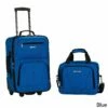 Rockland New Generation 2-Piece Lightweight Carry-On Softsided Luggage Set Blue -suitcase shop 91LsokgCJwL
